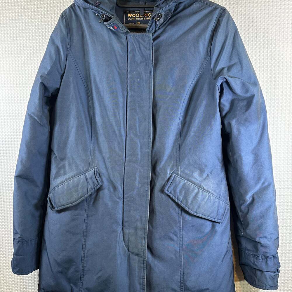 Woolrich Arctic Parka Blue Down Women's Jacket Size